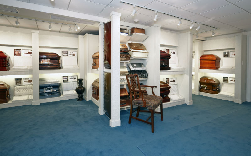 Our On-Premises Casket and Urn Showroom for Bleecker Street